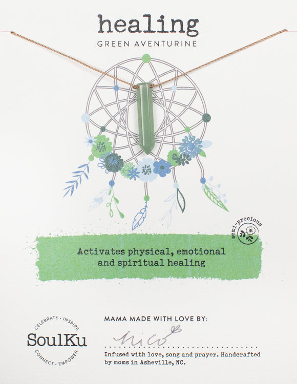 Healing Green Adventurine Necklace