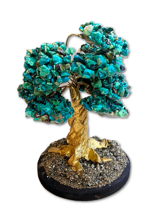 Chrysocolla Gemstone Tree