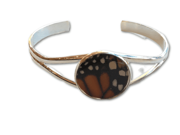 Monarch Wing Oval Bracelet