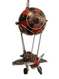 Steampunk Hanging Airship with Propeller