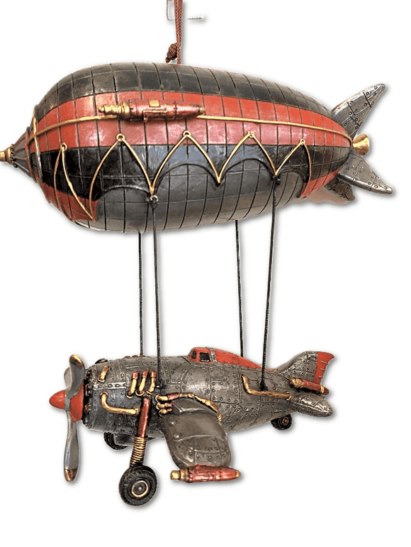Steampunk Hanging Airship with Propeller