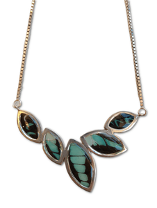 Graphium Wing Oval Necklace
